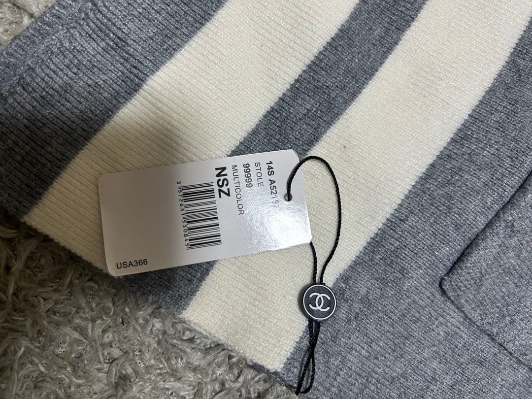 ⑥ノベルティ　シャネル　ストール