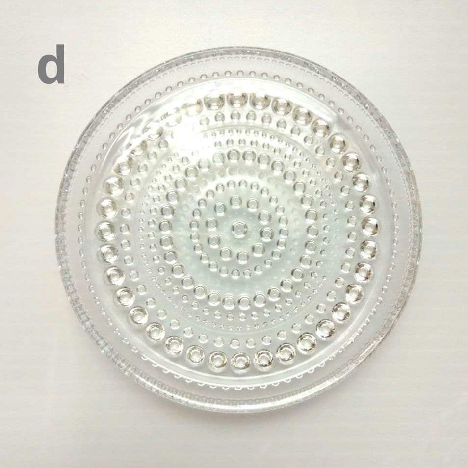 カステヘルミ プレート10cm クリア 4枚セット