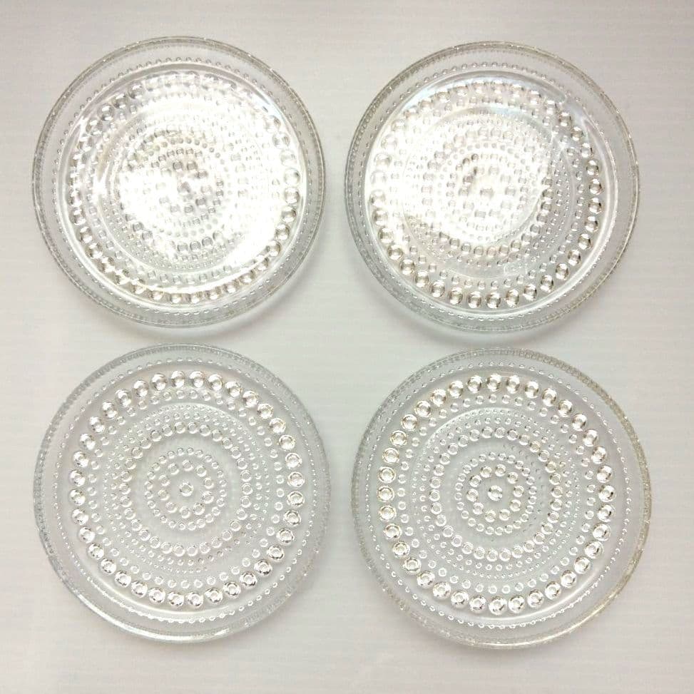 カステヘルミ プレート10cm クリア 4枚セット