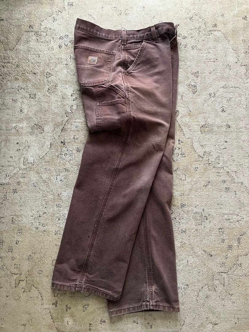 Carhartt カーハート　シングルニーワークパンツ　ブラウンダック　W30
