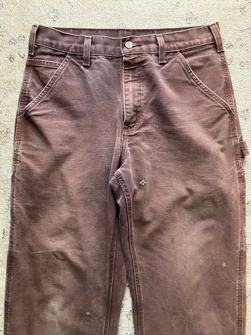 Carhartt カーハート　シングルニーワークパンツ　ブラウンダック　W30
