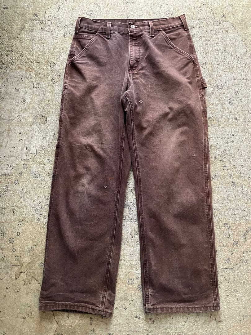 Carhartt カーハート　シングルニーワークパンツ　ブラウンダック　W30