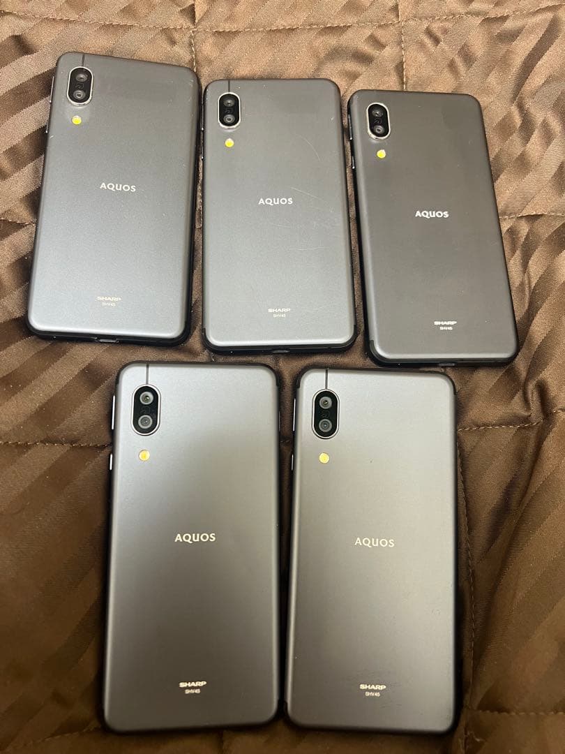AQUOS Sense3スマートフォン 5台セット
