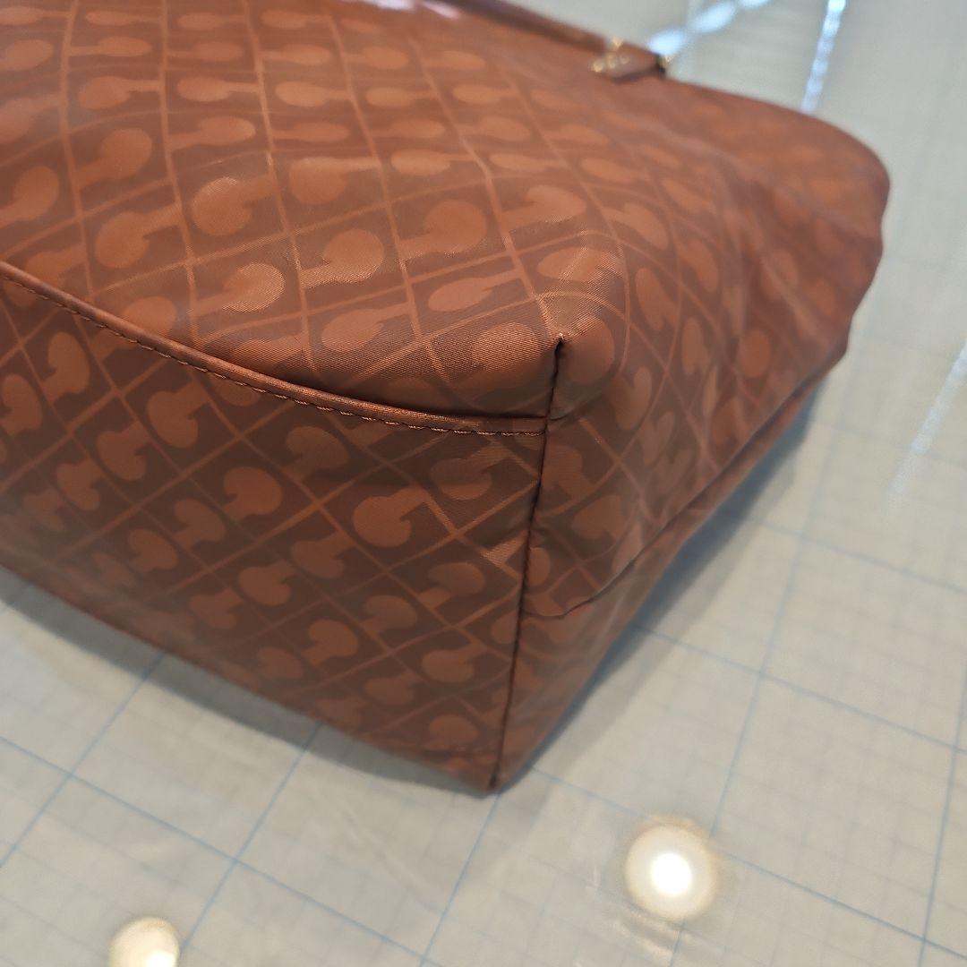 極美品 GHERARDINI ソフティ トートバッグ スタッズ　レザー　ブラウン