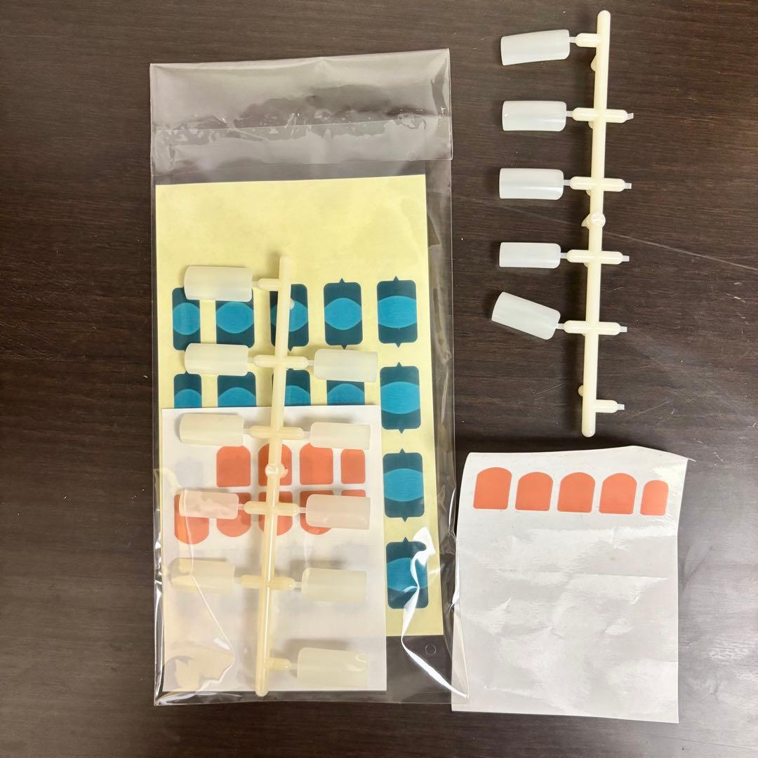 JENEC認定モデルハンド 2個セット ネイルアート練習用 検定用 チップ付き