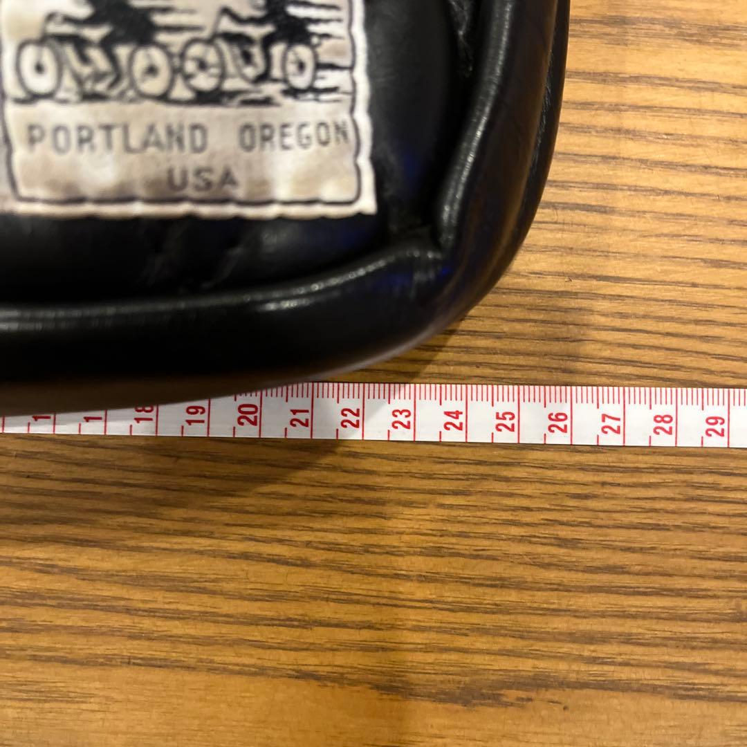 Langlitz Leathers ブラックキルティングバッグ　　　　ガンパース