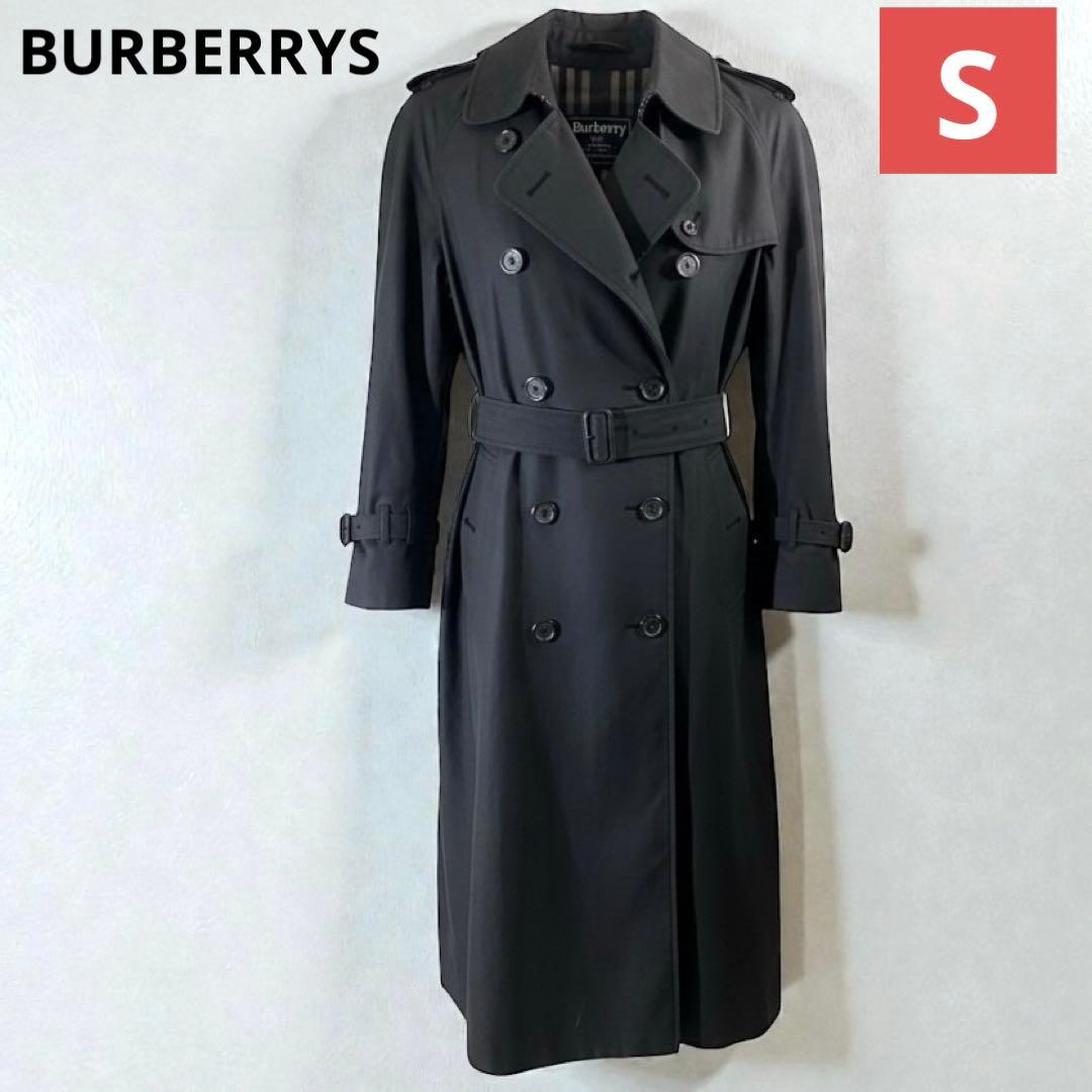 ヴィンテージ✨バーバリー トレンチコート 英国製 ノバチェック 総柄 ロング S