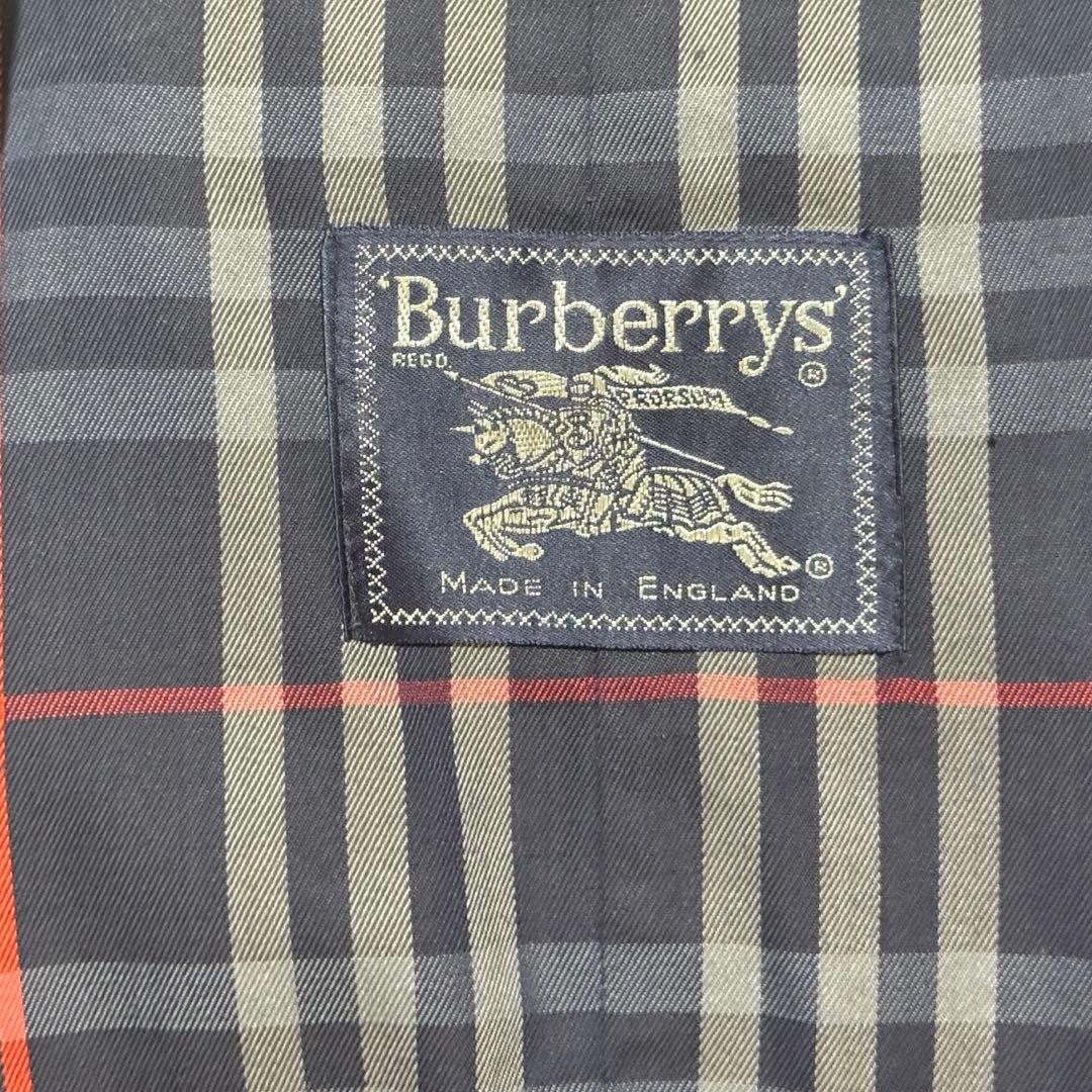 ヴィンテージ✨バーバリー トレンチコート 英国製 ノバチェック 総柄 ロング S
