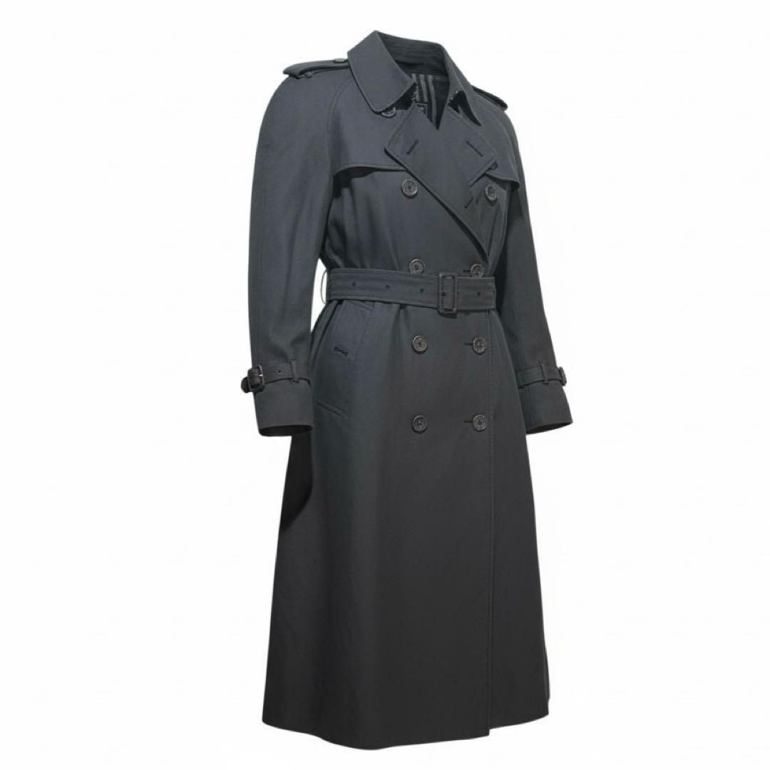 ヴィンテージ✨バーバリー トレンチコート 英国製 ノバチェック 総柄 ロング S