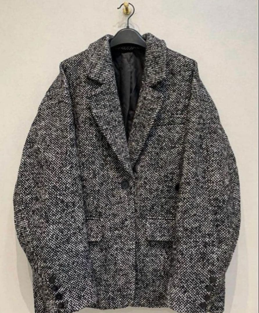 SUZU×CLANE MIXCOLOR OVER COAT