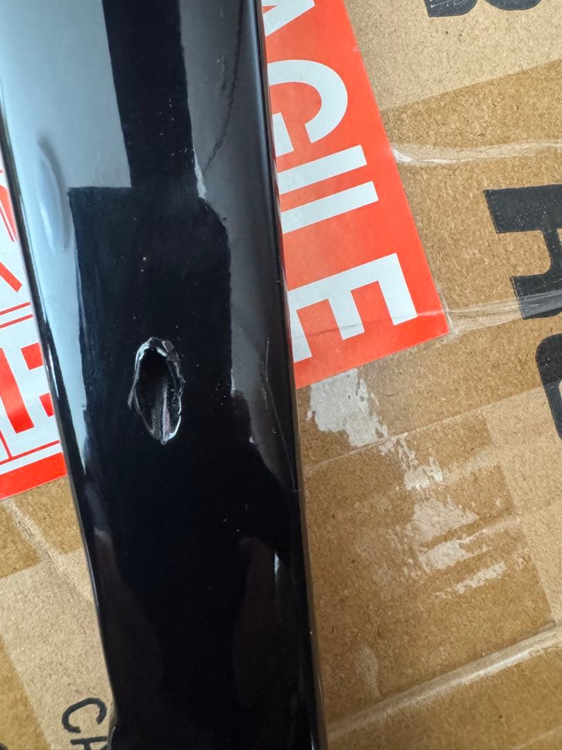 中華カーボン フロントフォーク ブラック(ツヤあり) 700×45Cまで