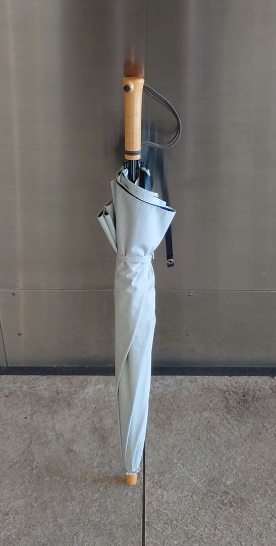 サンバリア100 日傘 2段折 moku グレー 完全遮光 折り畳み