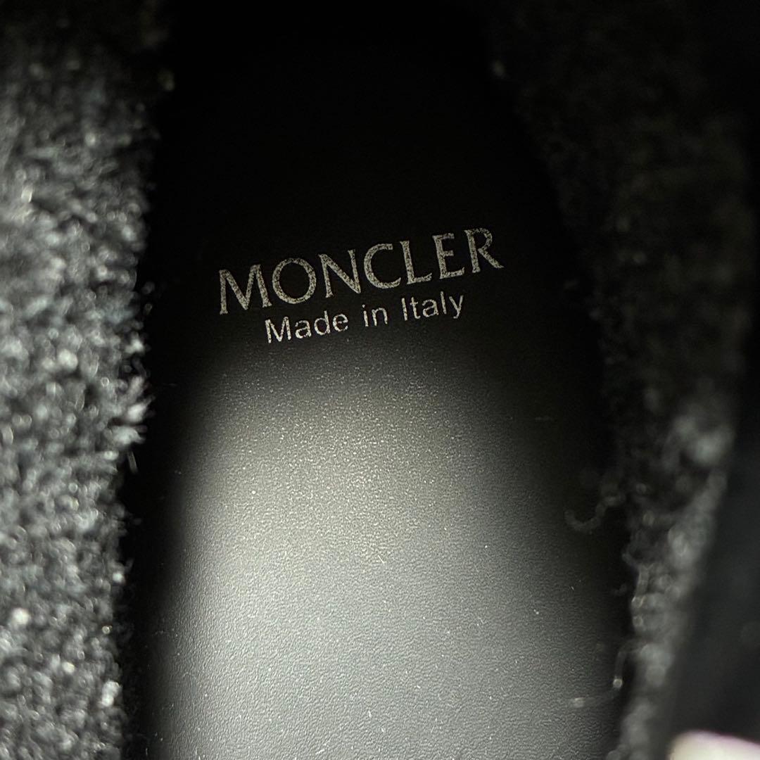 【美品】MONCLER 防寒 防水 ウィンターブーツ 41 BLACK