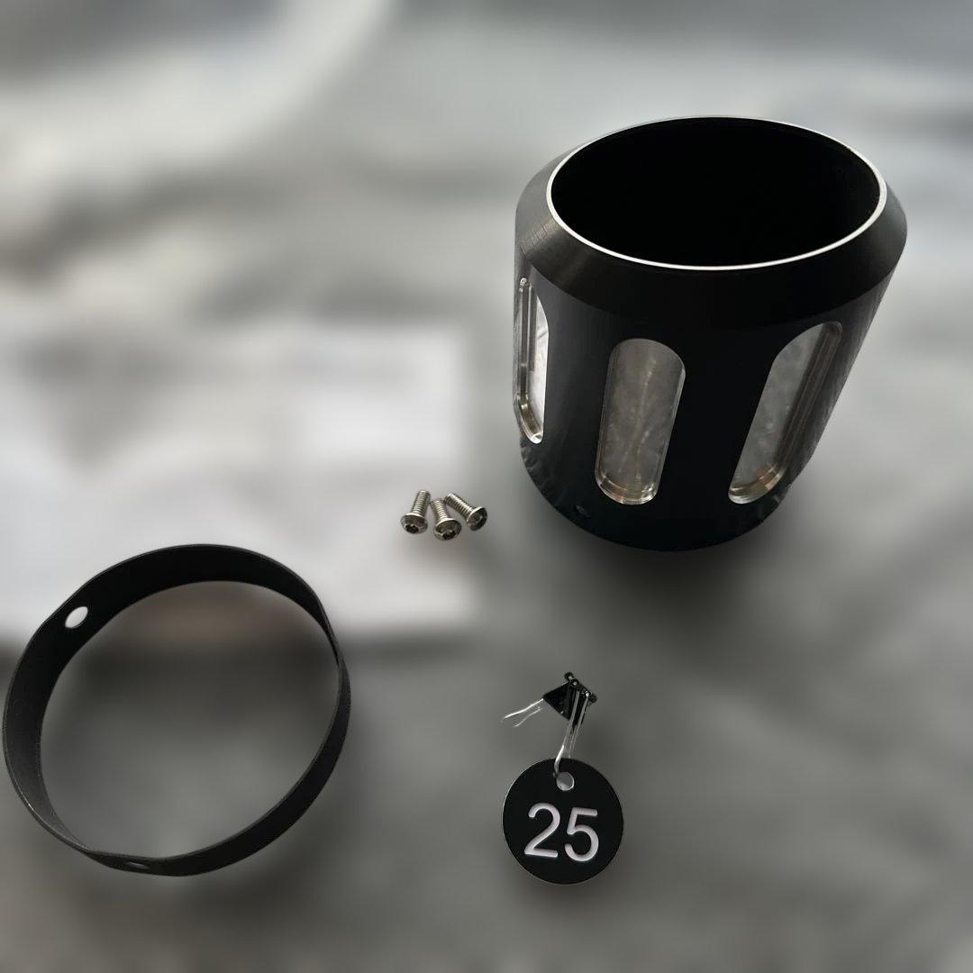 新品　ハーレー純正　マフラーエンドキャップ-エッジカット　ストリート