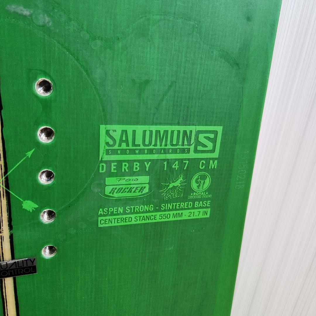 【希少】SALOMON DERBY 147cm パウダーボード スノーボード
