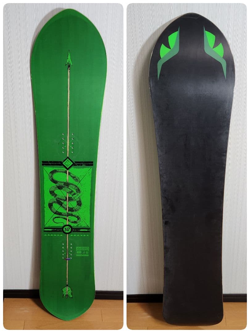 【希少】SALOMON DERBY 147cm パウダーボード スノーボード