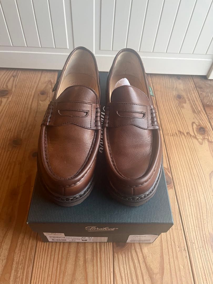 BEAMS F【別注】Paraboot / ランス　ダブリンレザー ローファー