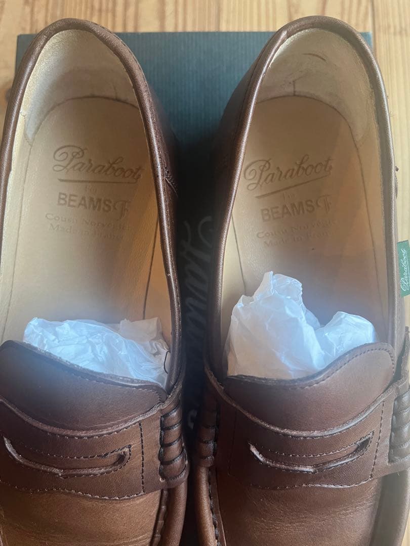 BEAMS F【別注】Paraboot / ランス　ダブリンレザー ローファー