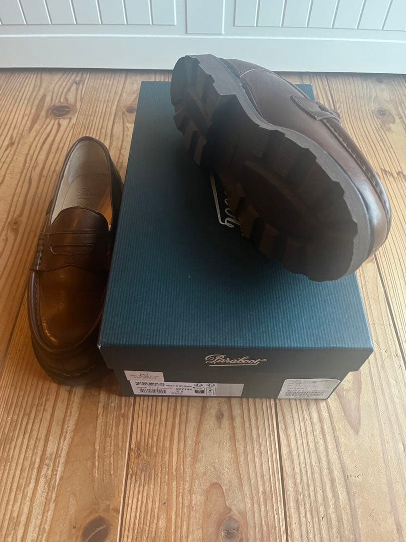 BEAMS F【別注】Paraboot / ランス　ダブリンレザー ローファー