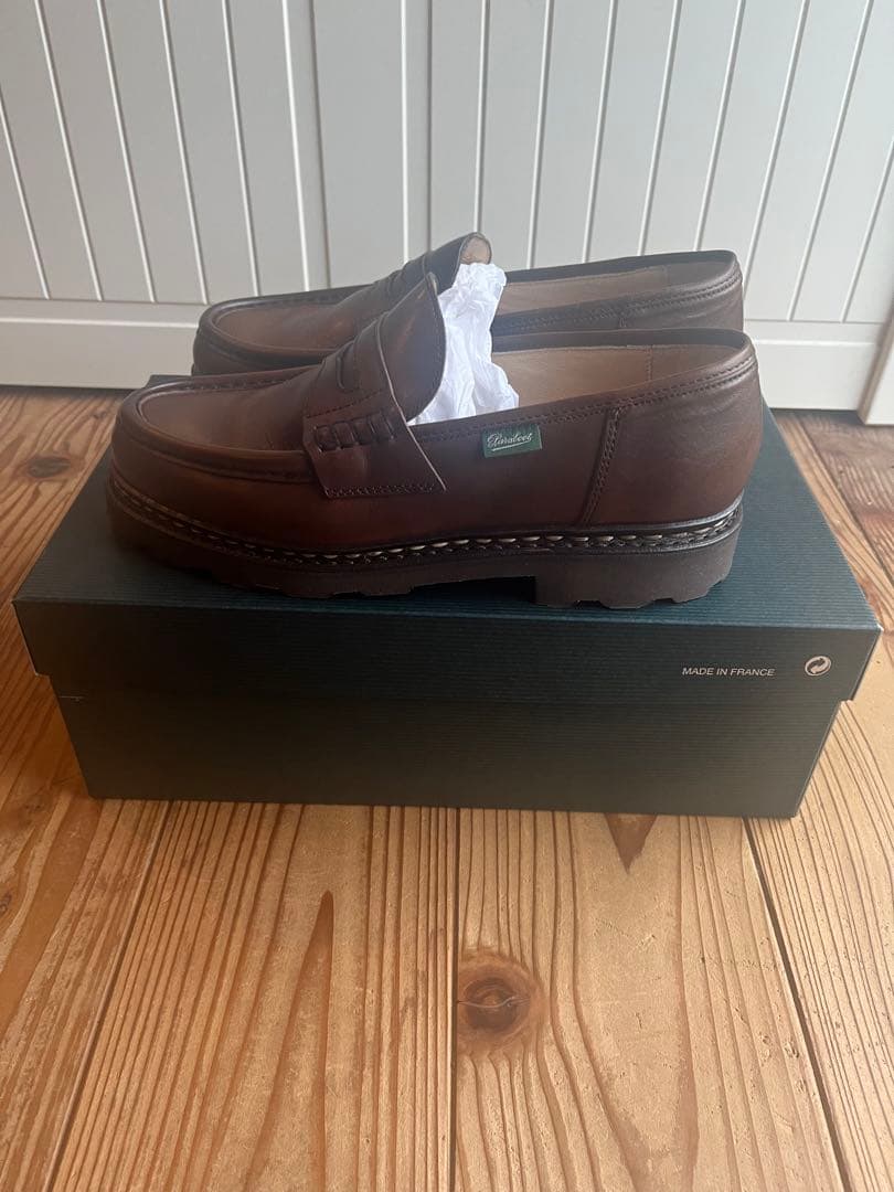 BEAMS F【別注】Paraboot / ランス　ダブリンレザー ローファー