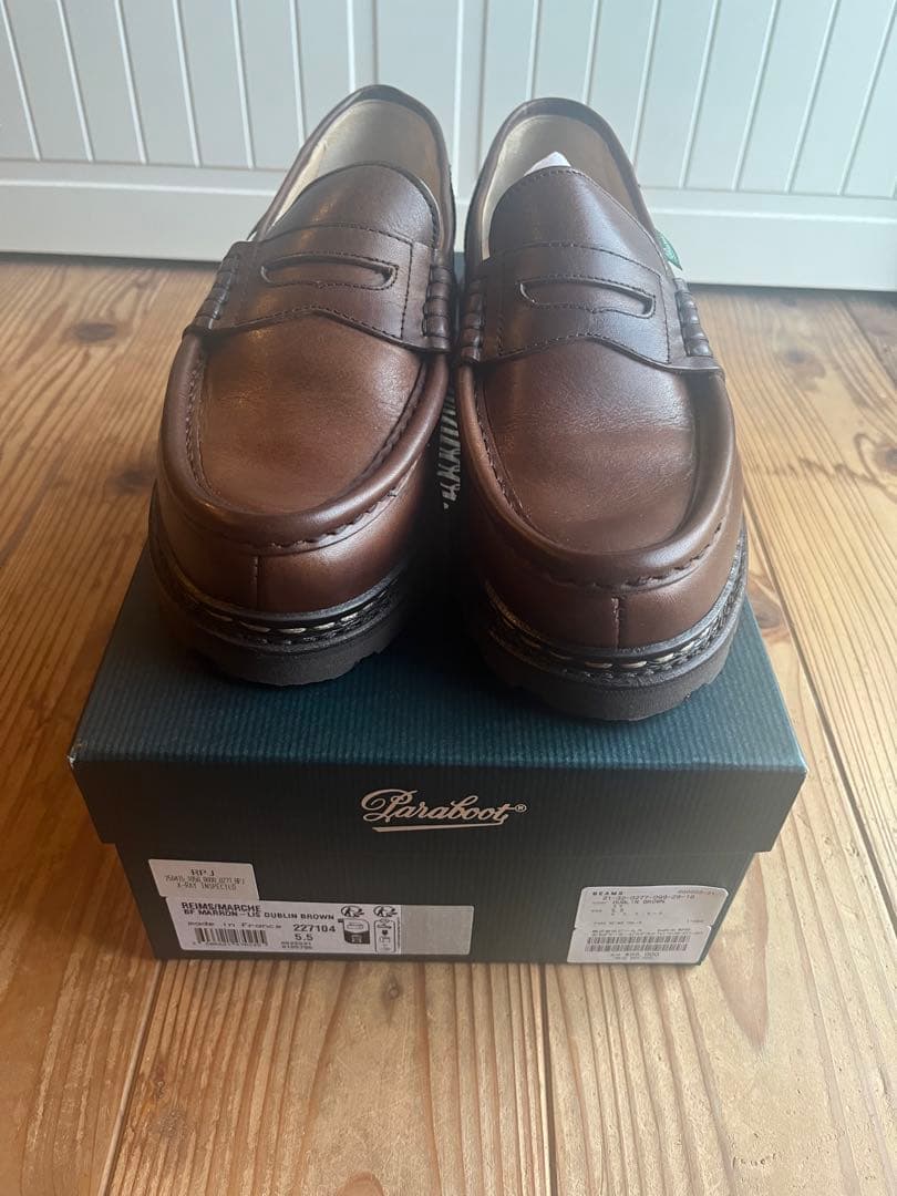 BEAMS F【別注】Paraboot / ランス　ダブリンレザー ローファー