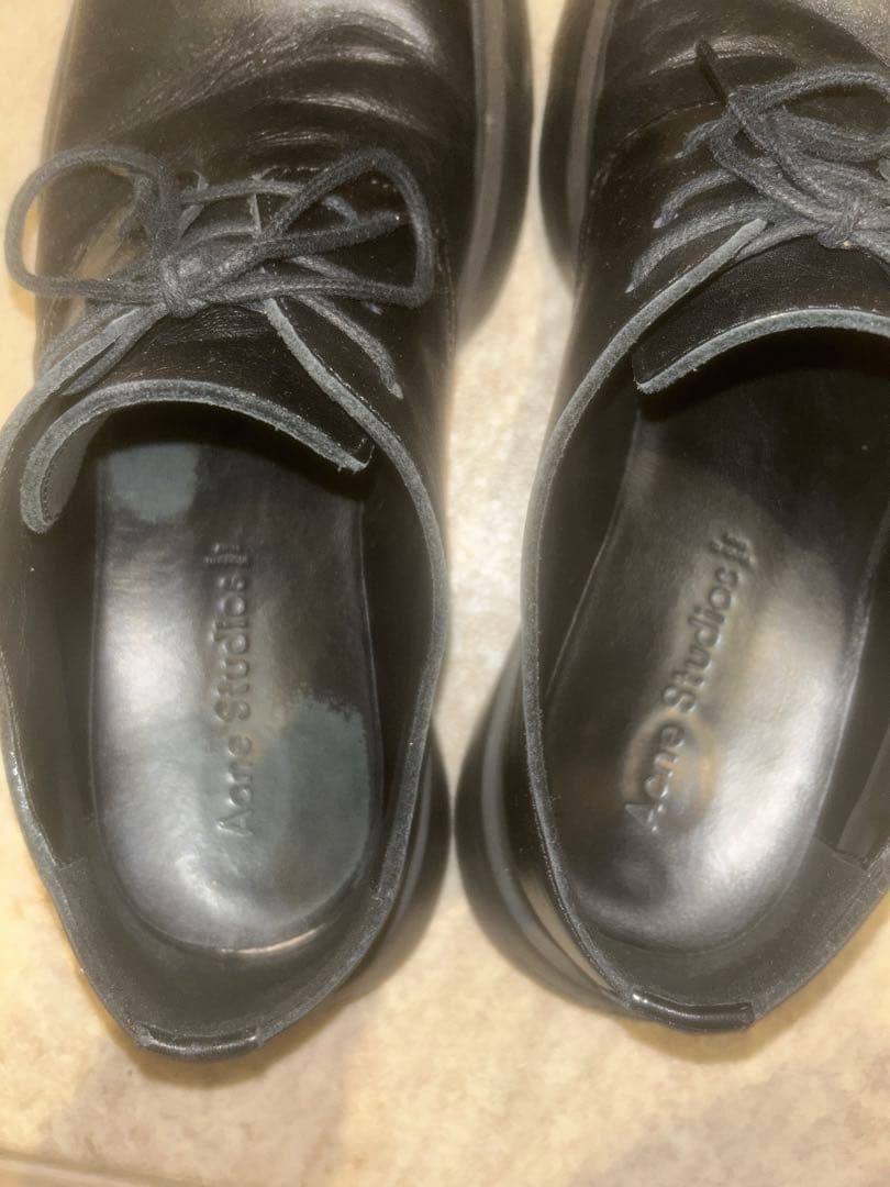 ACNE STUDIOS レザー レースアップダービーシューズ　サイズ42