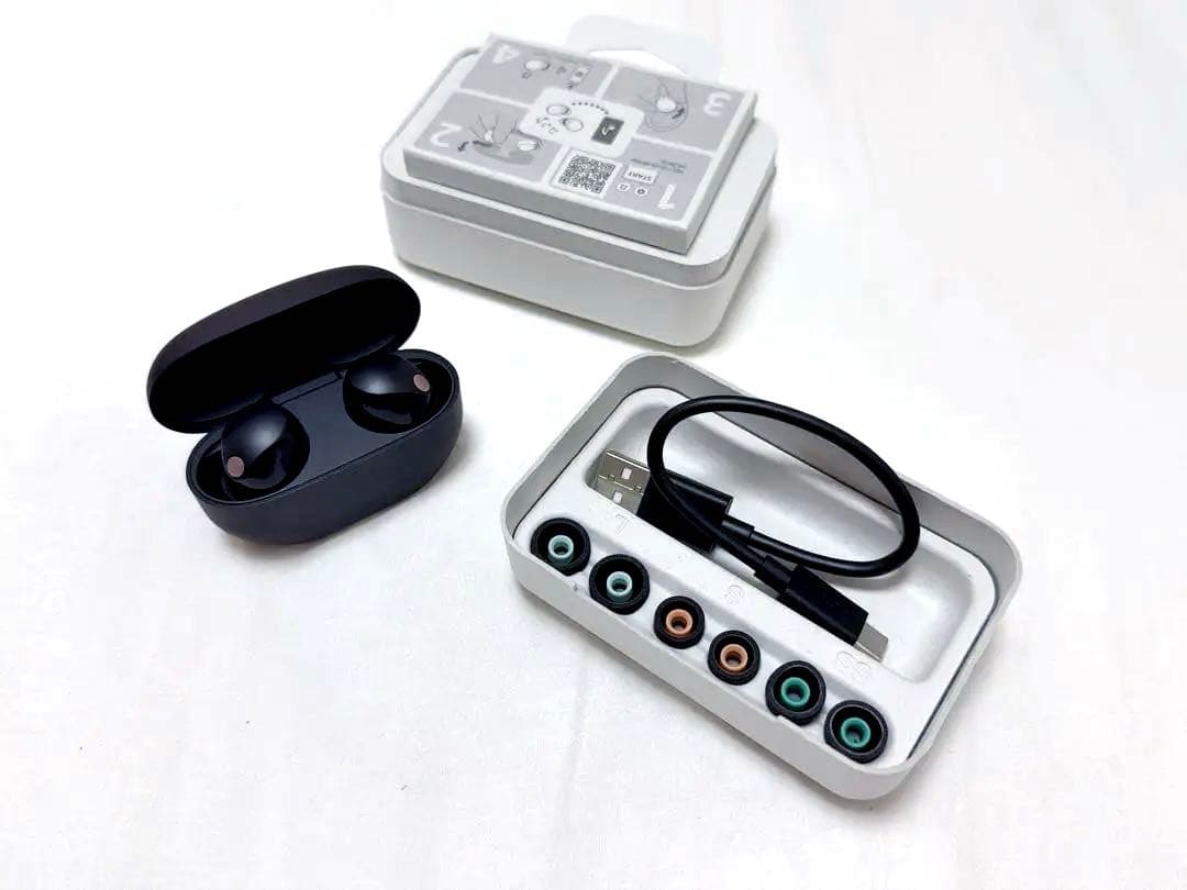 美品SONY WF-1000XM5 ブラック 付属品完備／使用回数少／動作確認済