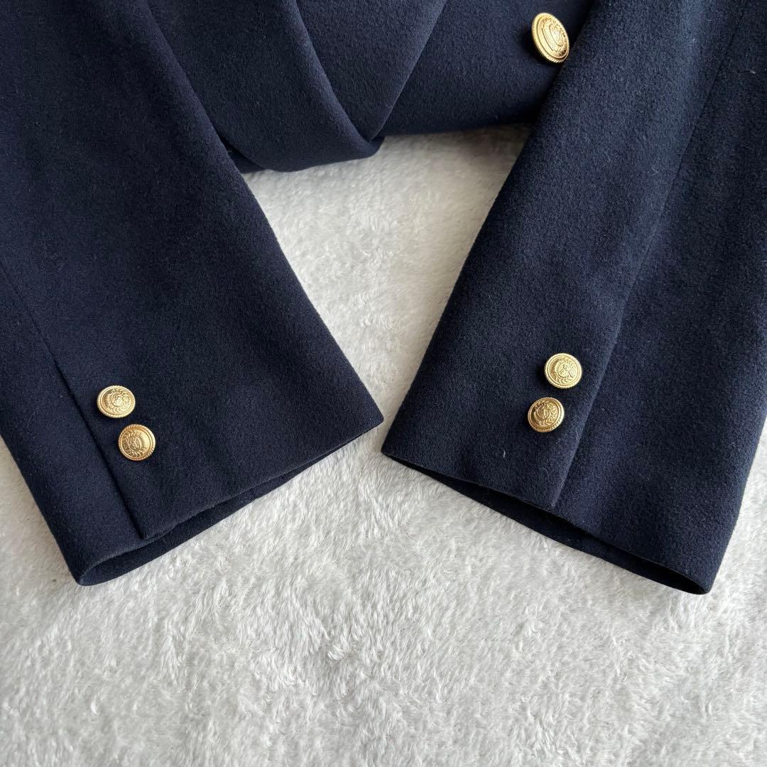 ✨️美品✨️ Burberrys ダブルジャケット 金ボタン ネイビー L 紺色