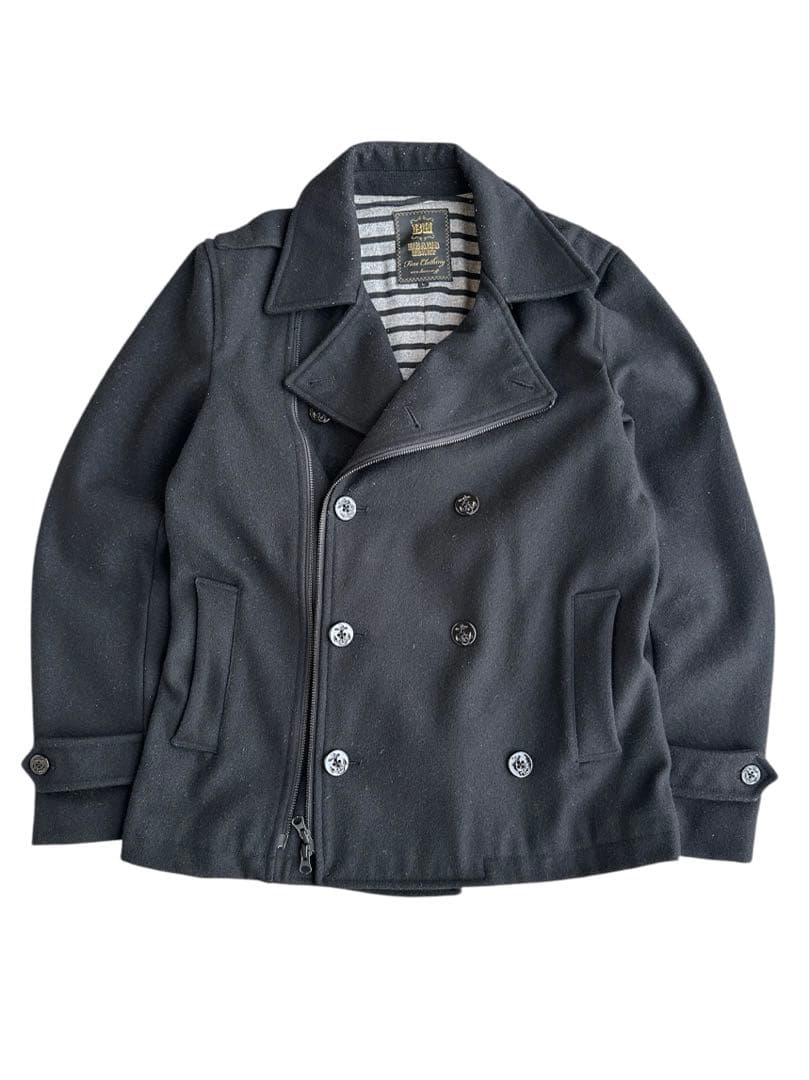 ジャケット・アウター 2way high neck pea coat