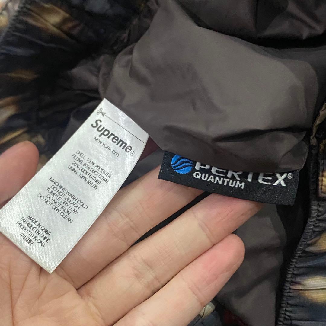 supreme micro down pants size L 長ズボン 総柄