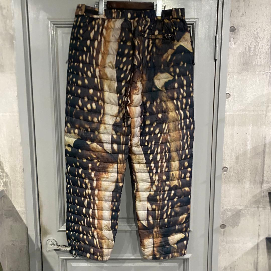 supreme micro down pants size L 長ズボン 総柄