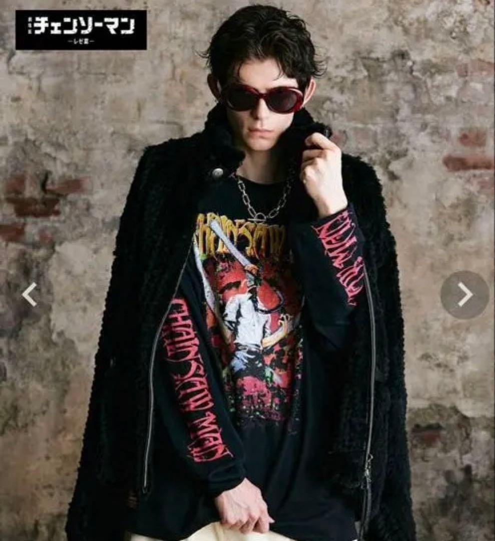 【glamb】チャンソーマンカットソー　黒Chainsaw Man Cutsew