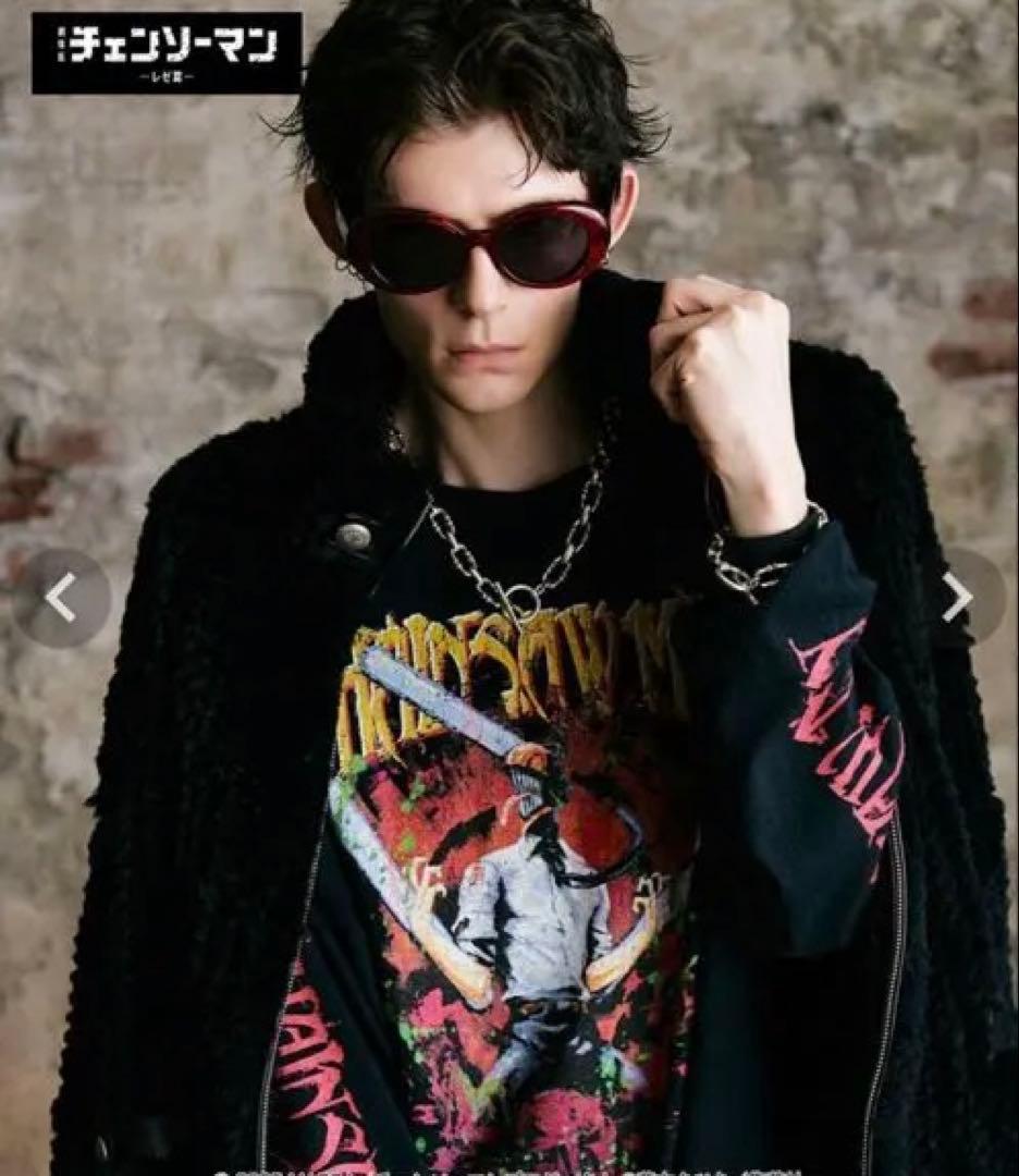 【glamb】チャンソーマンカットソー　黒Chainsaw Man Cutsew