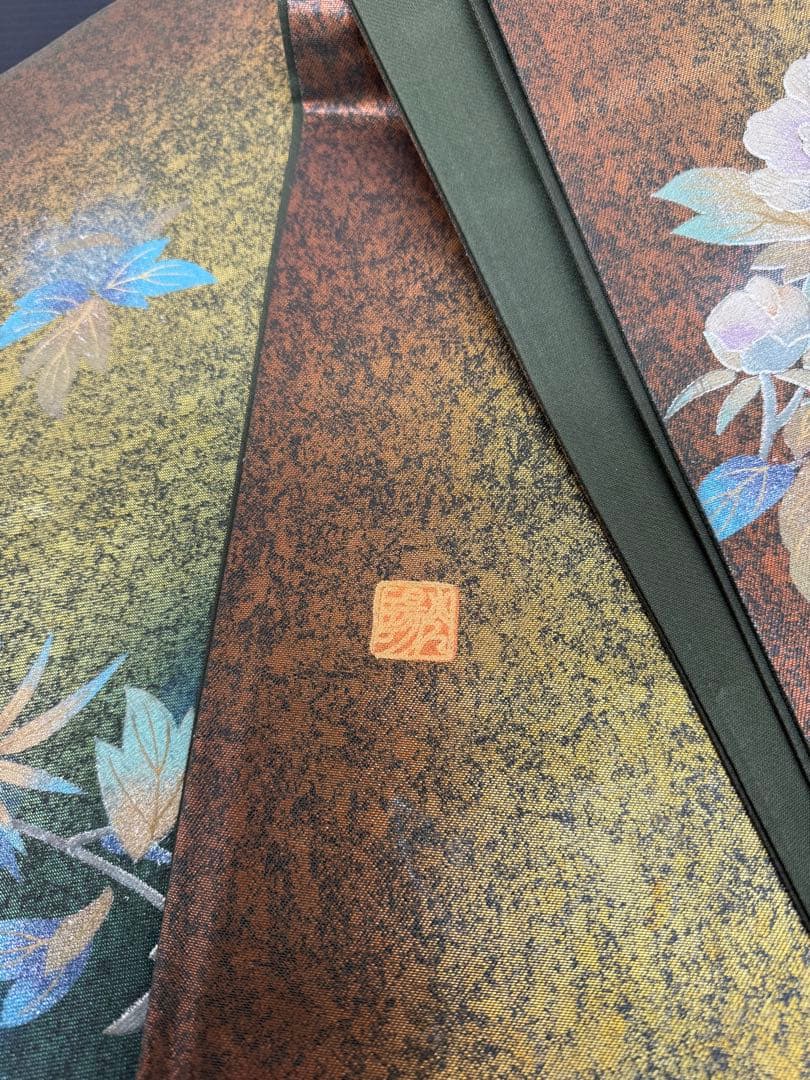 222)着物　袋帯　5点セット　太鼓柄　正絹　全て着用可能品