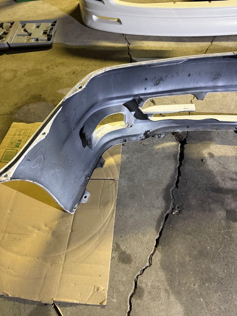 JZX100 チェイサーツアラーV 後期純正フロントバンパー　※加工有り