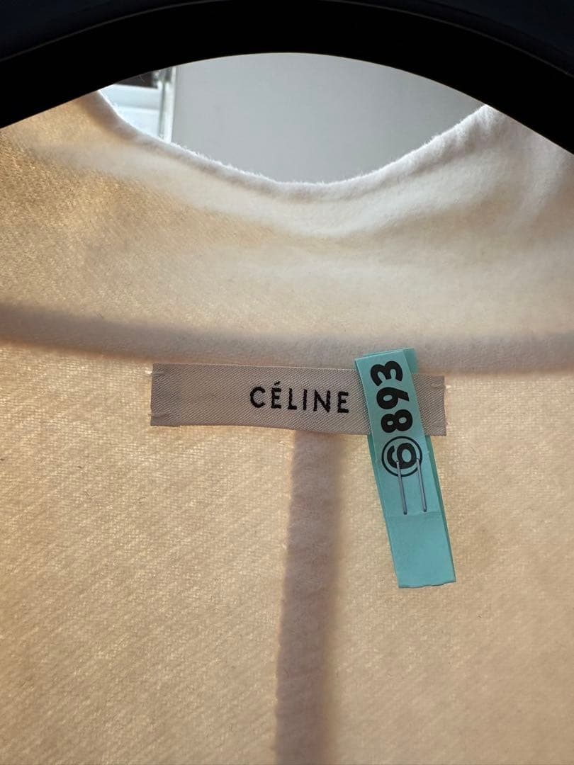 CÉLINE チェスターコート フィービー期　カシミヤ　オフホワイト