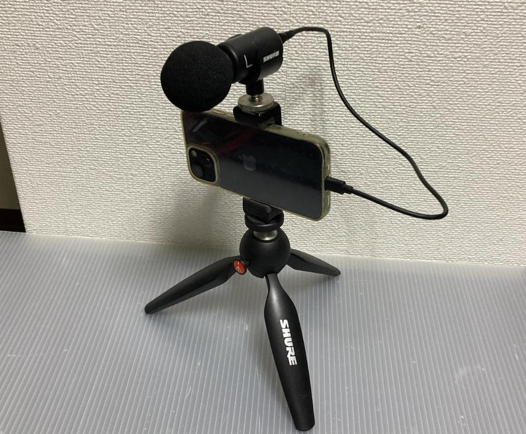 おまけ付 SHURE MV88+ Video Kit シュア マイク 三脚