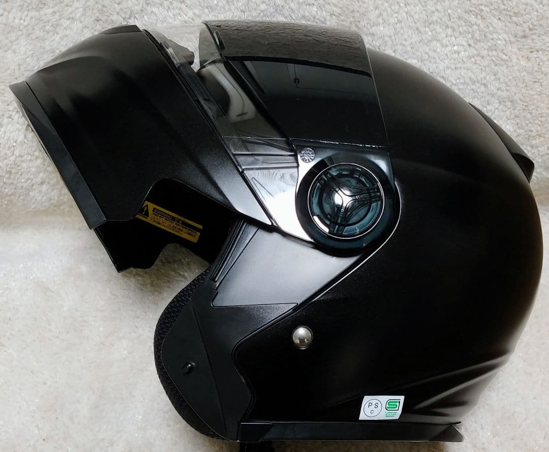 ビ*ス様 【システムヘルメット】OGK KABUTO AFFID ブラック Mサ