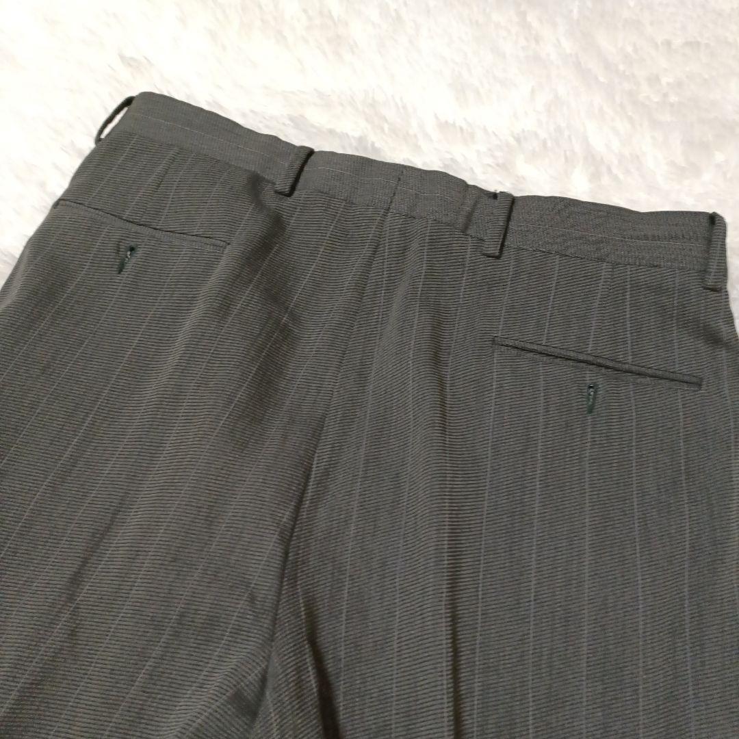 ジョルジオアルマーニ スーツ セットアップ L チャコールグレー ウール95