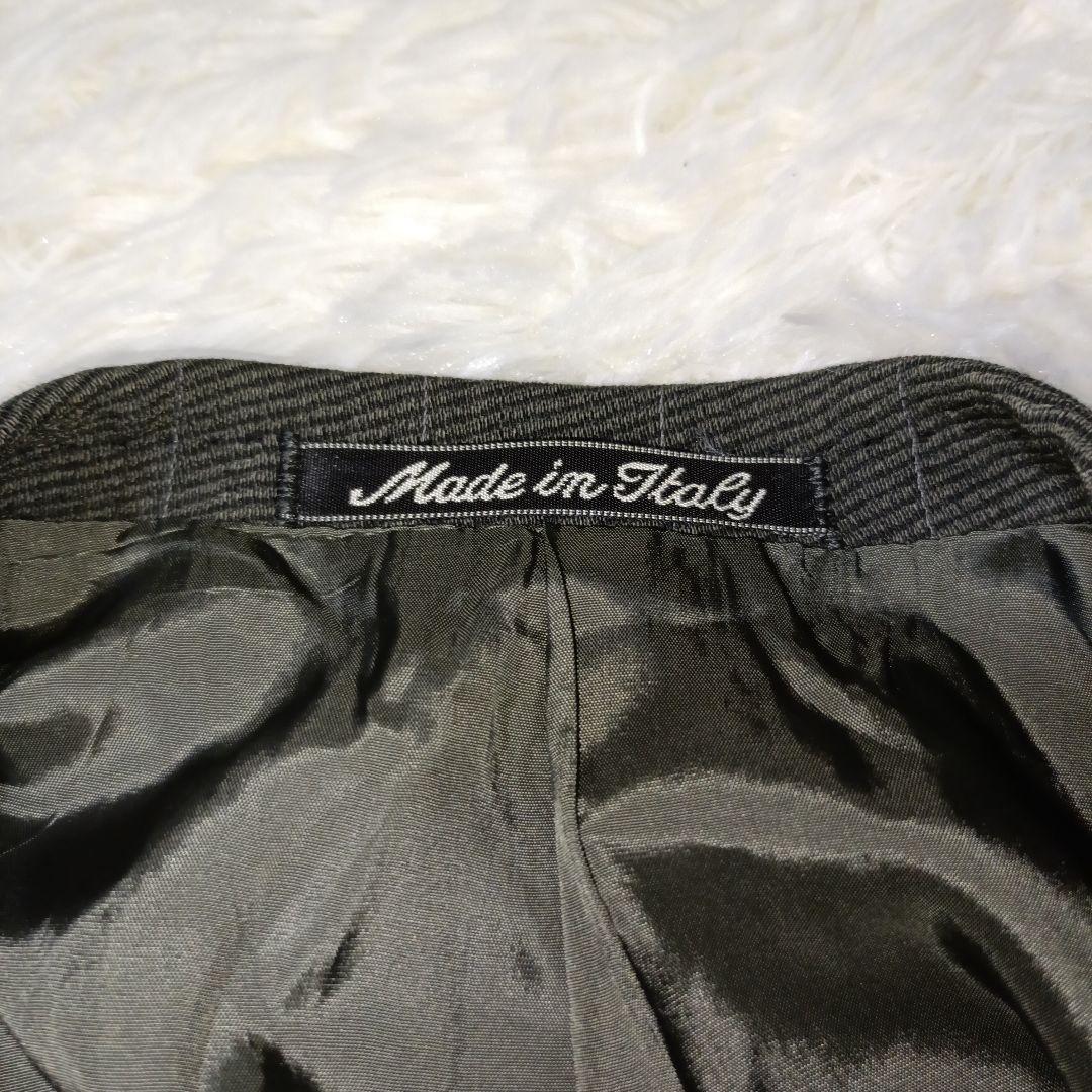 ジョルジオアルマーニ スーツ セットアップ L チャコールグレー ウール95