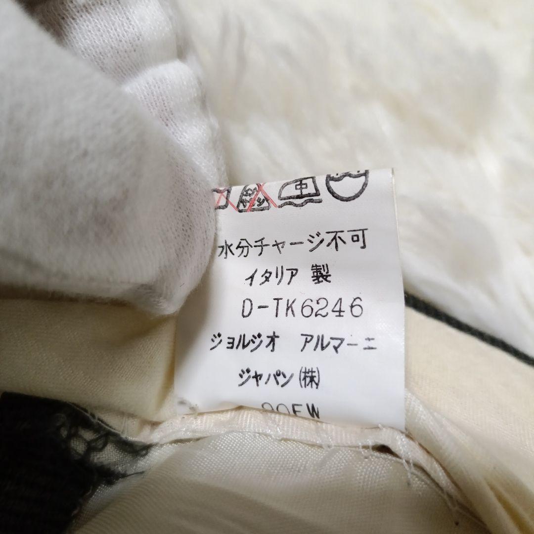 ジョルジオアルマーニ スーツ セットアップ L チャコールグレー ウール95