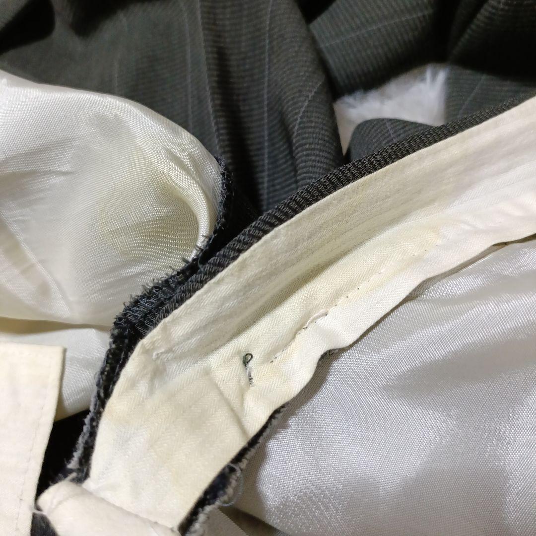 ジョルジオアルマーニ スーツ セットアップ L チャコールグレー ウール95