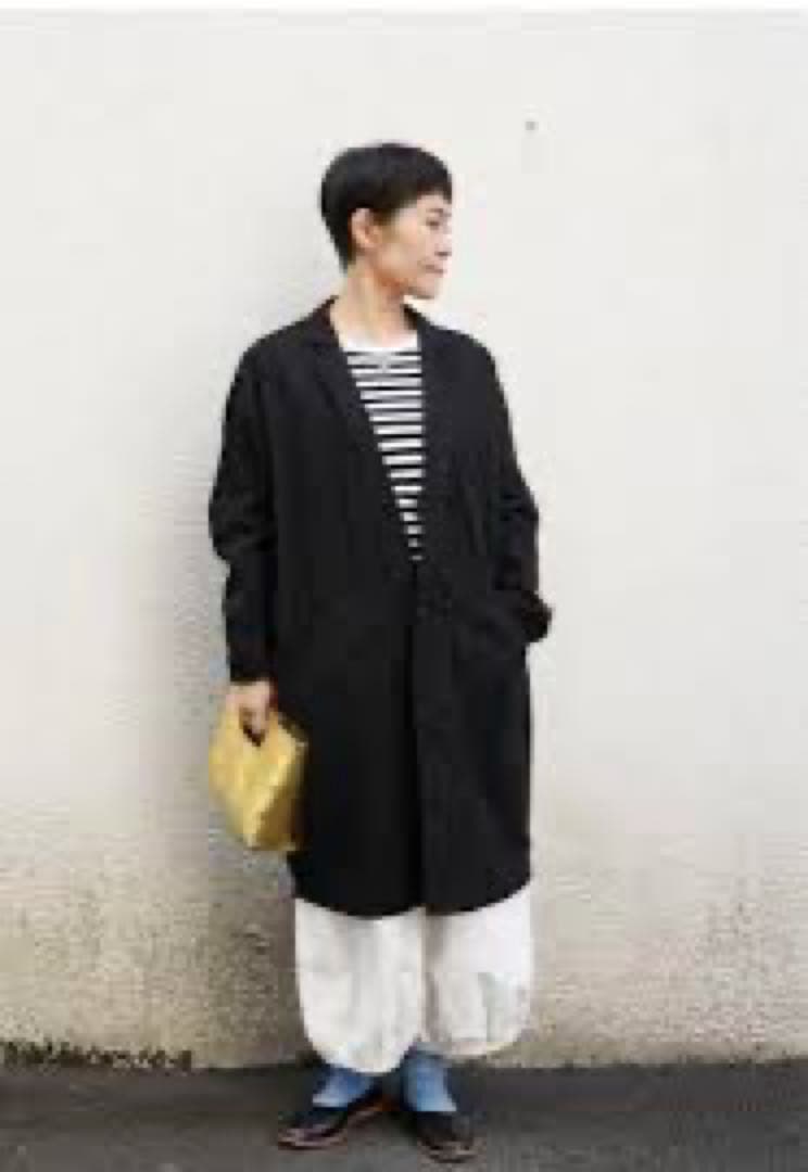 高城染工 blue in greenすそギャザーパンツ ふんわりパンツ