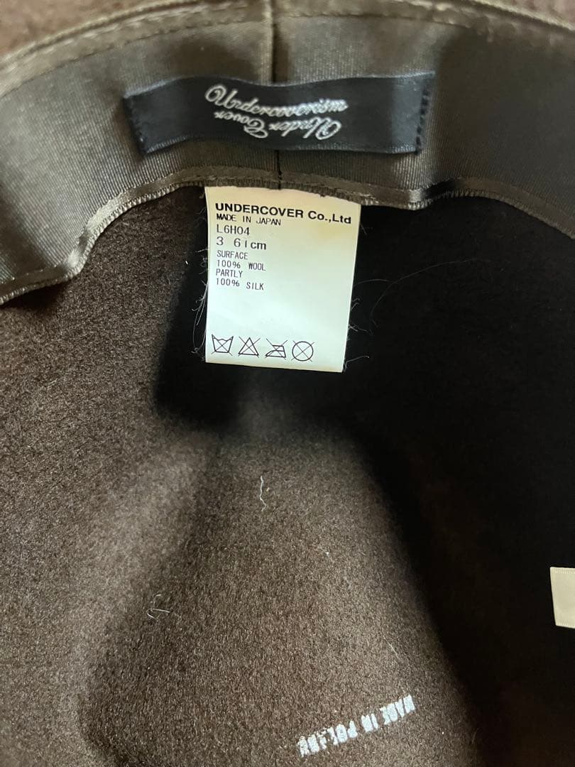 アンダーカバー　フェルトハット　kijima takayuki JONIO