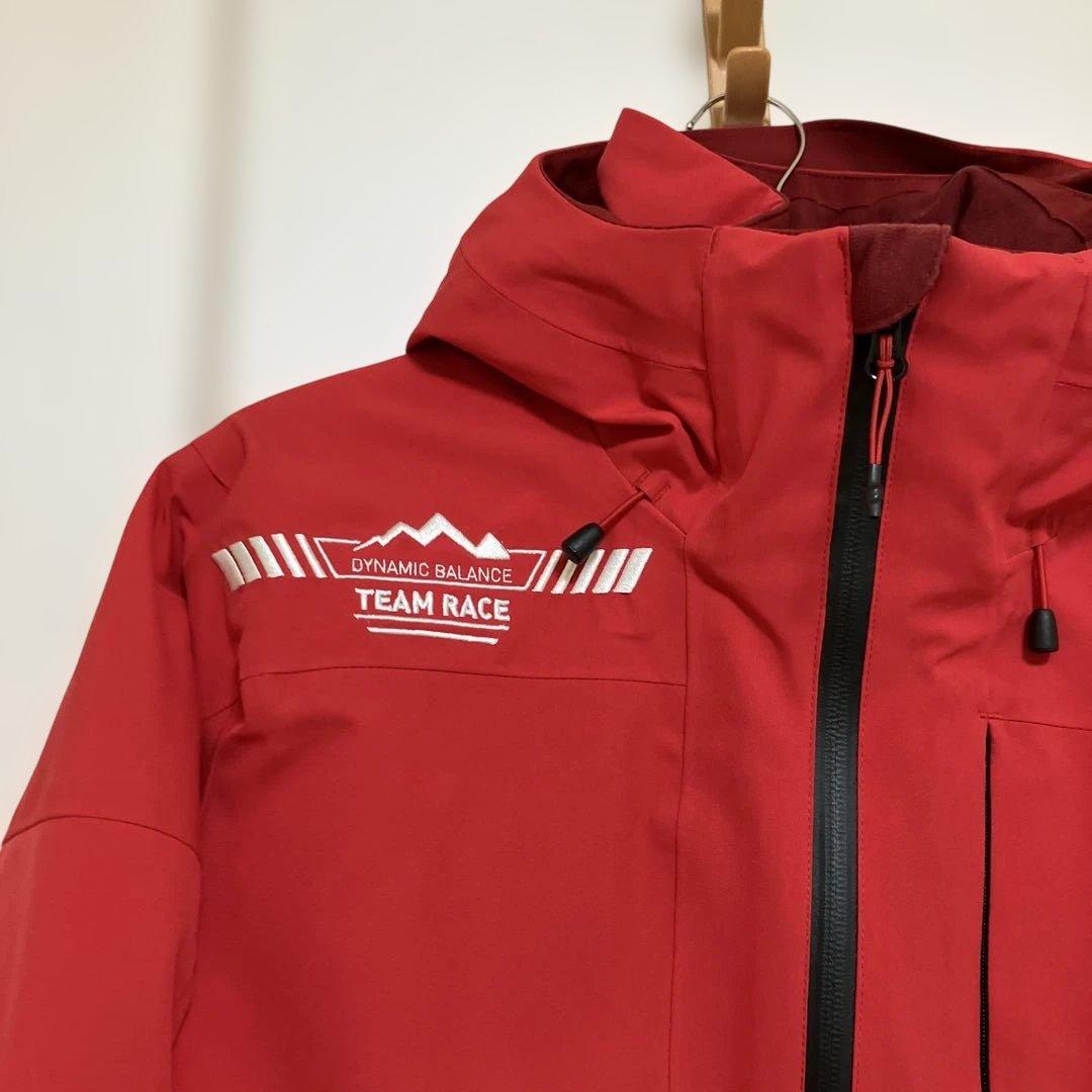 デカトロン　WEDZE 赤 スキーウェア フード付き　サイズS