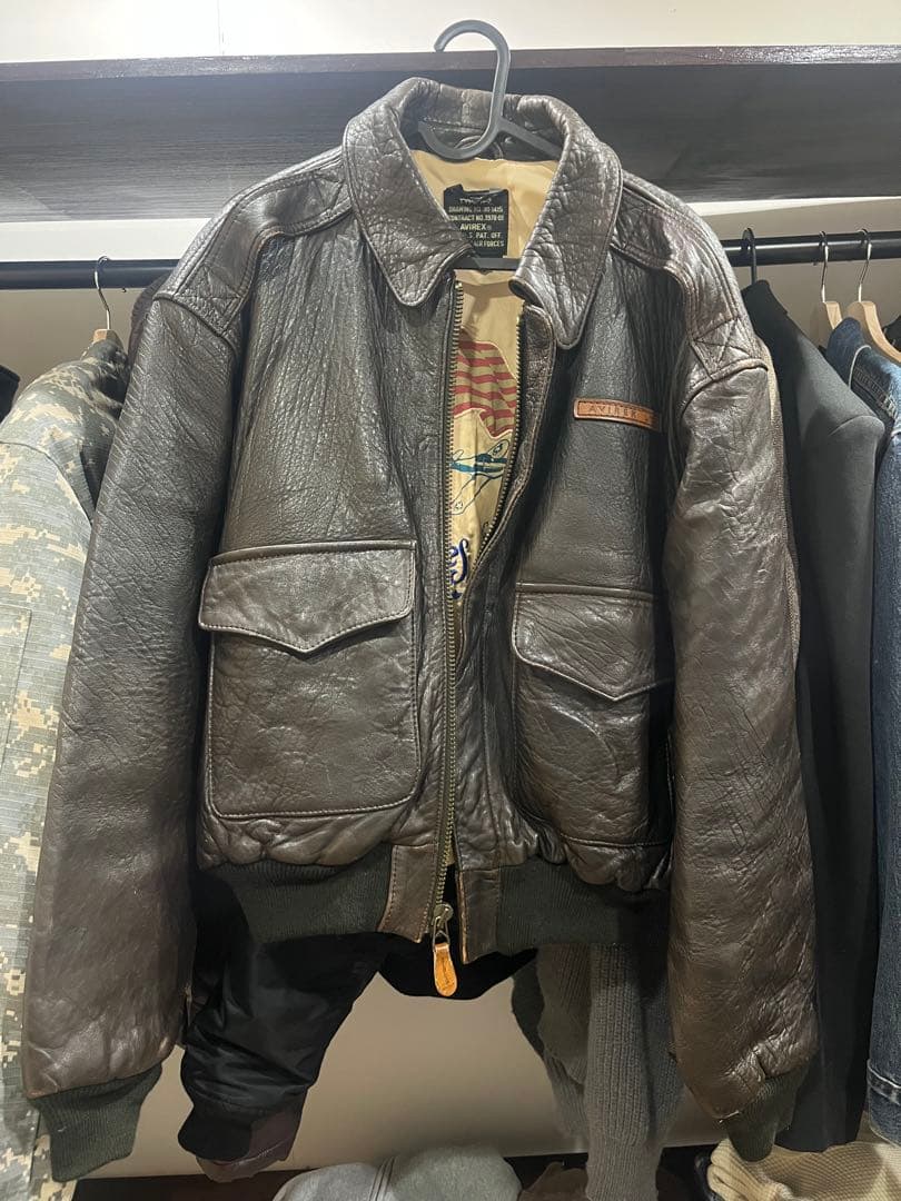 AVIREX フライトジャケット A-2 アヴィレックス レザー