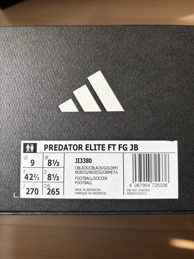 【国内正規】adidasプレデター ELITE FG JB ベリンガム 27cm