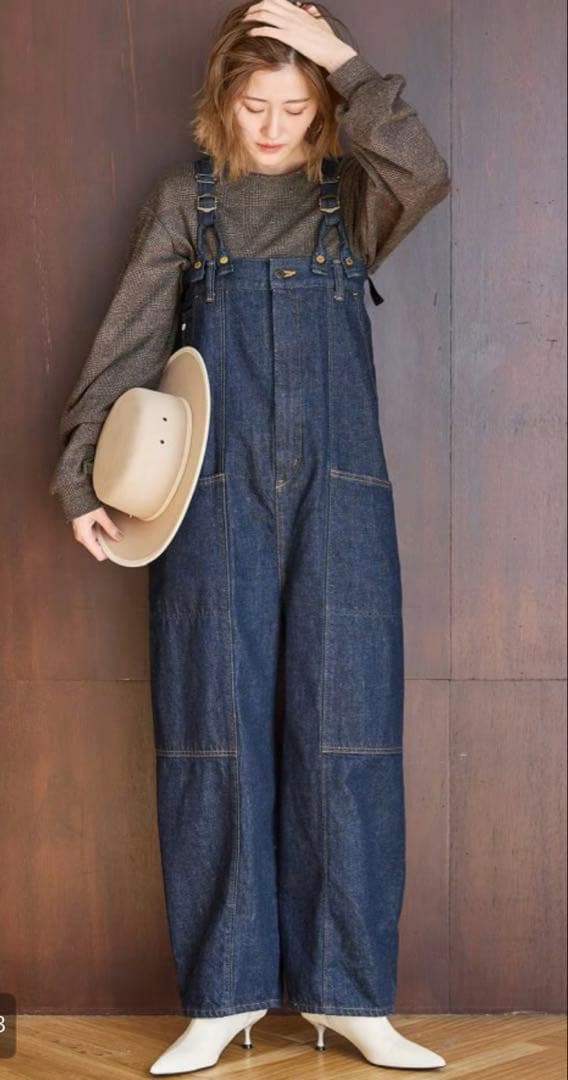 atelier SOMETHING W KNEE SALOPETTE】サロペット