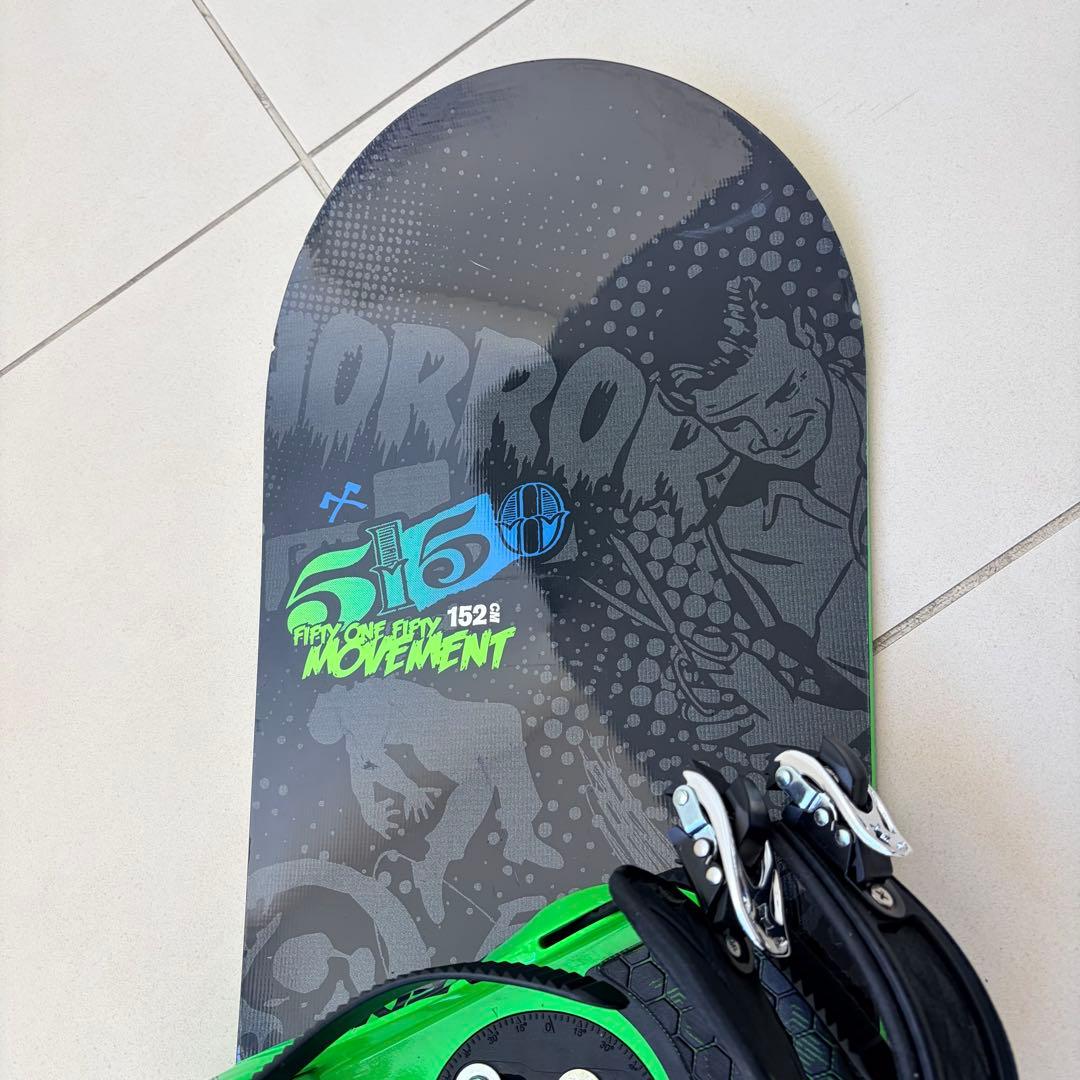 【スノボセット】ELAN スノーボード 152cm、ビンディング、ブーツ付き