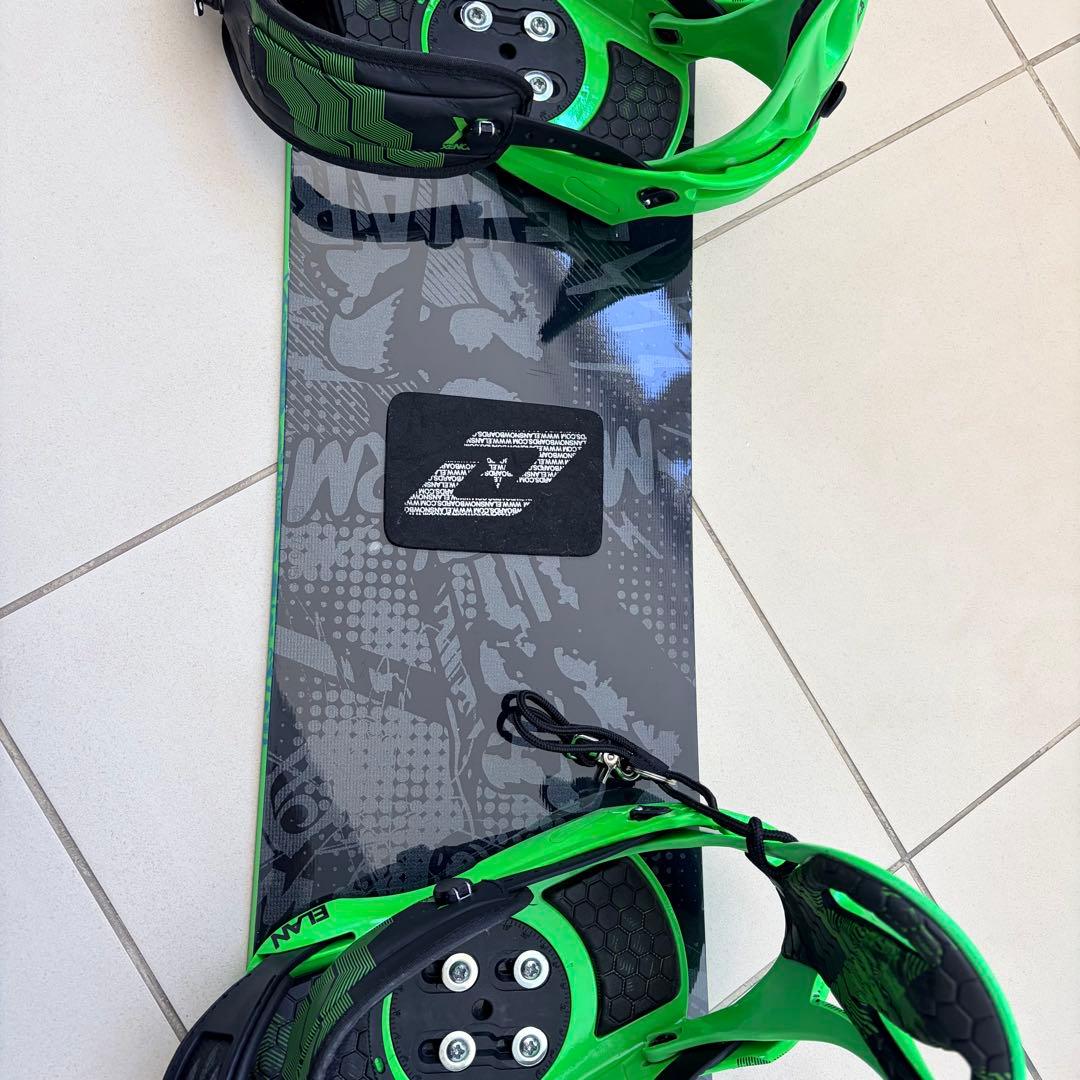 【スノボセット】ELAN スノーボード 152cm、ビンディング、ブーツ付き